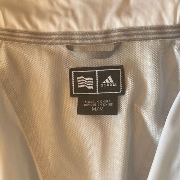 Adidas GE Beijing 2008 Olympics white windbreaker, size medium - Picture 9 of 12
